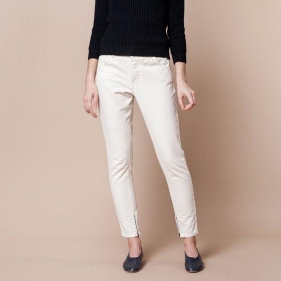 Objects Without Meaning Owm Boy Zip Jean in Chalk - Picture 3 of 9